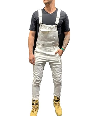 distressed overalls men