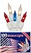 Nantucket Home Patriotic 100 Mini Lights Red White and Blue Indoor Outdoor Use Decoration