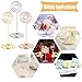 Outgeek Place Holders, 24PCS Table Number Holder Place Card Holders Desk Card Stand Clips Wire Table Picture Photo Holder Tabletop Postcard Menu Memo Name (Silver 24PCS)