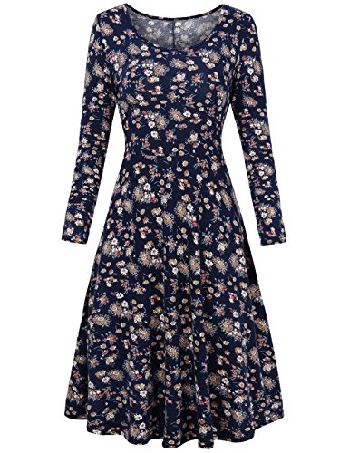 Lnimikiy Knee Length Dress Full Sleeve Cute Dresses Fashion Chic |  Desertcart Brunei