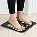 Reflexology Massage Mat Foot Stone Foot Leg Pain Walk Massager Mat Mat Pad Massager (Black)