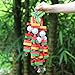 KINTOR Bird Chewing Toy Large Medium Parrot Cage Bite Toys African Grey Macaws Cockatoos Eclectus Amazon (Apple-22inch)thumb 2