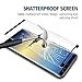 Keklle Glass Screen Protector for Galaxy Note 8, Anti-Bubble, Case Friendly, Scratch-Resistant, High Definition Full Coverage Tempered Glass Compatible with Samsung Note 8 (Black) (Note 8 Protector)