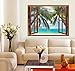 wall26 - Palm Trees on Tropical Beach Removable Wall Sticker/Wall Mural - 36