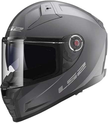 LS2 Helmets Citation Road Touring Vantage Full Face Motorcycle Helmet with Twin Shield System (XX-Large, Vantage Red) : Automotive