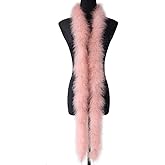 2 Yards Fluffy Marabou Feather Boa for Crafts Wedding Party Christmas Tree Decoration 22 Grams
