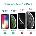 Xcentz iPhone X Leather Case, Genuine Leather Case for iPhone X, Slim American Leather Case for iPhone X, Individual Metal Buttons, Microfiber Lining and Wireless Charging