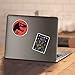 Jurassic Park Welcome to The Park T Shirt & Stickers (Black) Large