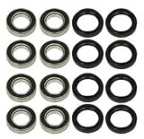All Front & Rear Wheel Bearings Seals Yamaha 700 Rhino 2008 2009 2010 2011 2012 2013