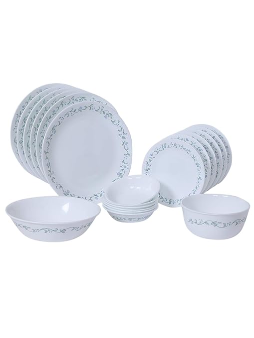 Buy Corelle 20 Piece Livingware Dinnerware Set with Storage, Country
