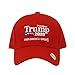 ChoKoLids Trump 2020 Keep America Great Campaign Embroidered USA Hat | Baseball Bucket Trucker Cap (Ball Cap Red)