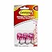 Command 17067CLR-PES Perfectly Pink Small Wire, 3 Hooks, 4 Clear Strips