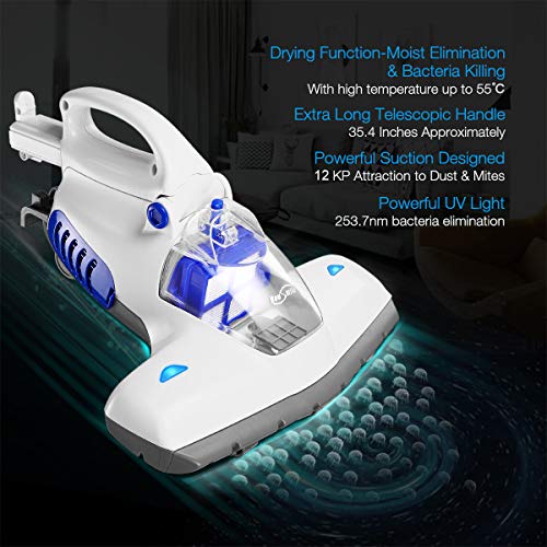 Housmile Mattress Vacuum Cleaner Upgraded Bed Vacuum Cleaner with 12Kpa