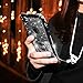 OCYCLONE Cute iPhone 6s Case, Cute iPhone 6 Case, Glitter Luxury Bling Diamond Rhinestone Bumper with Ring Grip Kickstand Protective Thin Girly iPhone 6s Case/iPhone 6 Case for Women Girl - Black