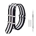 Ritche 18mm NATO Strap Nylon Watch Band Replacement Watch Straps for Men Women