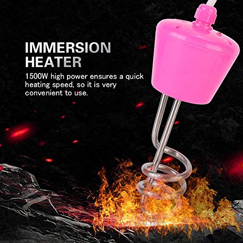 Bucket Water Heater,Floating Water Heater Immersion Elements Boiler for Bath Tub 1500W 110V US Plug(2 meter) - Thumbnail 6