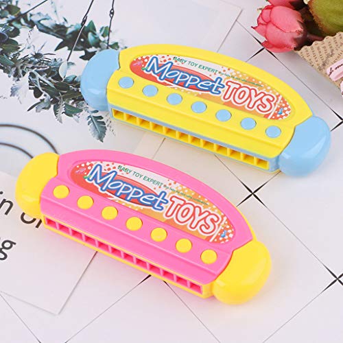 Shoresu Music Toy, Harmonica Music Instrument Mouth Organ Melodica Training Vital Capacity Baby Toy - Color Randomly