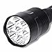 Flashlight ,LandFox XLightFire 30000 Lumens 12x CREE XML T6 5 Mode Super Bright LED Flashlight