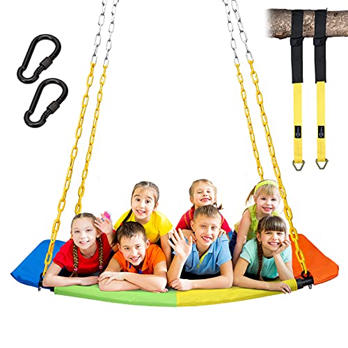 Trekassy 1000lbs Giant 60" Skycurve Platform Tree Swing for Kids and