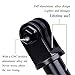 Smatree selfie stick SmaPole S1 All-aluminum Alloy Monopod Handheld Telescopic Pole for GoPro Hero 6/5/4/3+/3/2/1/Session/GoPro hero 2018/Action Cameras/HD Cameras/Cellphone