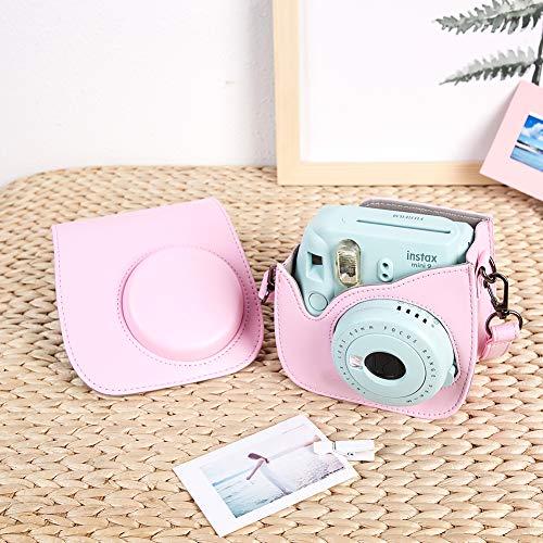 Annle Instax Mini 9 Accessoires dans Une boîte pour FujiFilm Instax Mini 8 / Mini 8 + / Mini 9 Appareil Photo instantané (Pink) - Image 3