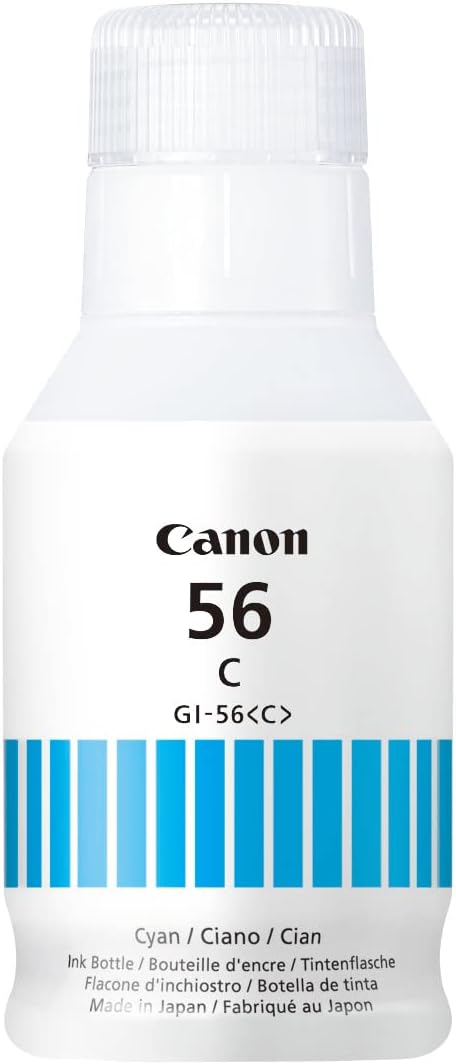 Canon GI-56C Cyan Ink Bottle Genuine Ink for MAXIFY GX6050 GX6150 GX7050 GX7150
