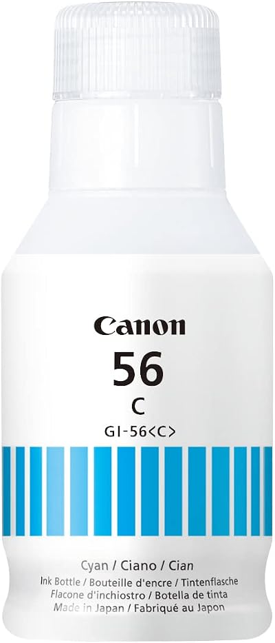 Canon GI-56C Cyan Ink Bottle Genuine Ink for MAXIFY GX6050 GX6150 GX7050 GX7150
