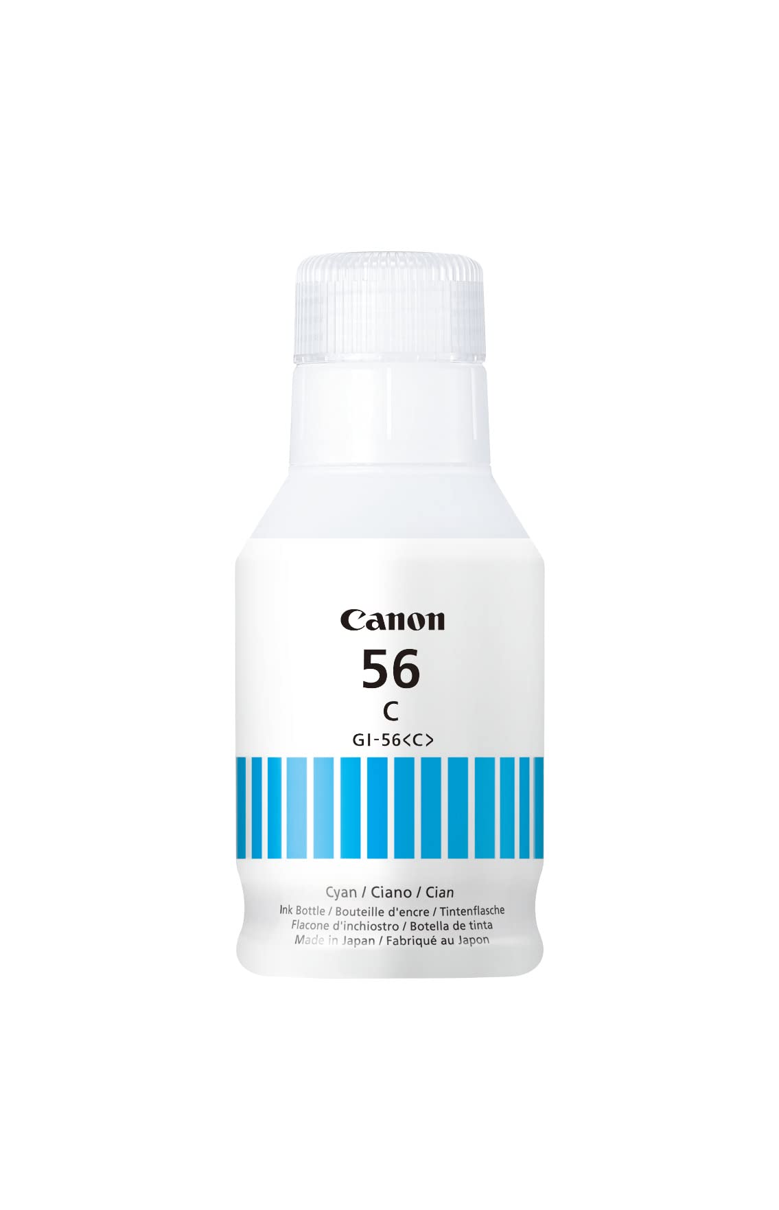 Canon GI-56C Cyan Ink Bottle - Genuine Ink - Compatible with MAXIFY GX6050/GX6150/GX7050/GX7150/GX5050/GX3050/GX4050/GX6550/GX5550