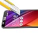 TANTEK [2-Pack Screen Protector for Asus Zenfone 2 (5.5 Inch),Tempered Glass Film,Ultra Clear,Anti Scratch,Bubble Free,Case Friendly
