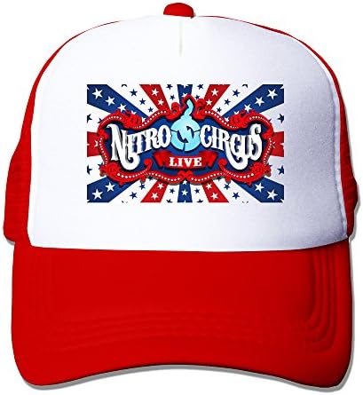 LQYG Crazy Circus Hip-Hop Cotton Hats Running Cap Hat For Outdoor Sports Red