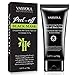 Blackhead Remover Mask, Peel Off Blackhead Mask - Deep Cleansing Black Mask, Bamboo Activated Charcoal Peel-Off Mask