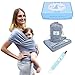 Baby Wrap Carrier by Baby Kangoo - Sling for Newborns & Toddlers - Soft, Breathable, Stretchy & Lightweight - Fits for Men & Plus Size - Breastfeeding Cover - Allows Infant Nap - Baby Shower Gift Box