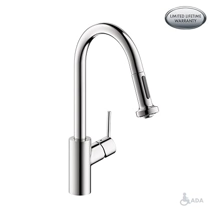 Hansgrohe 14877001 Talis S Single Handle Pull Down Sprayer Kitchen
