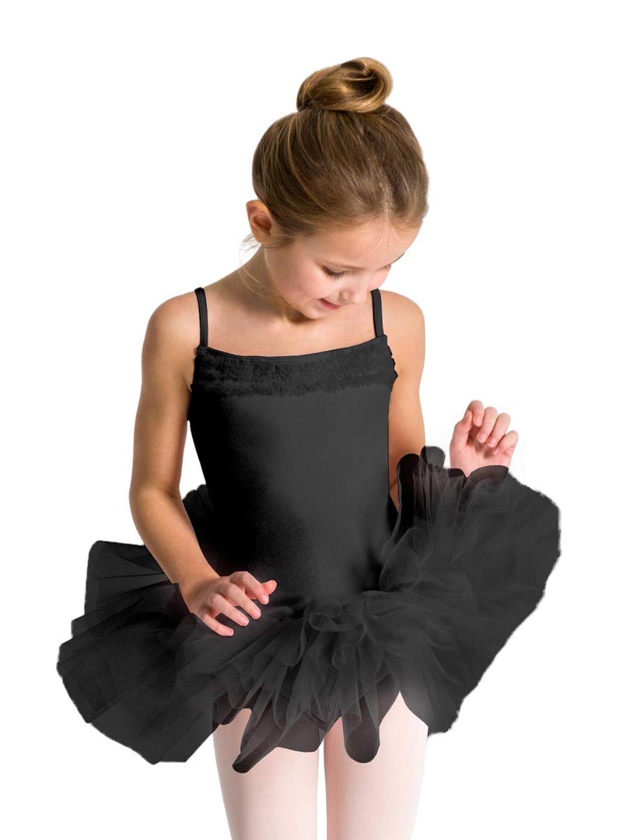 Capezio Women 11307C Ruffle Tutu Dress - BLACK, Large