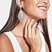 JUCAW Women Silvers Dangling Earrings, Sterling Silver Dangle Earrings, Fashion Jewelry Lightweight Leaf Earrings Dangles Birthday Gifts for Mom Wife Sister or Friends