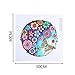 DIY 5D Diamond Painting by Number Kits,Beautiful Flowers,Full Special Shape Diamond Embroidery Paintings, Cross Stitch Kits, Arts Craft, Canvas Wall Décor,30x30cm/11.8x11.8inch