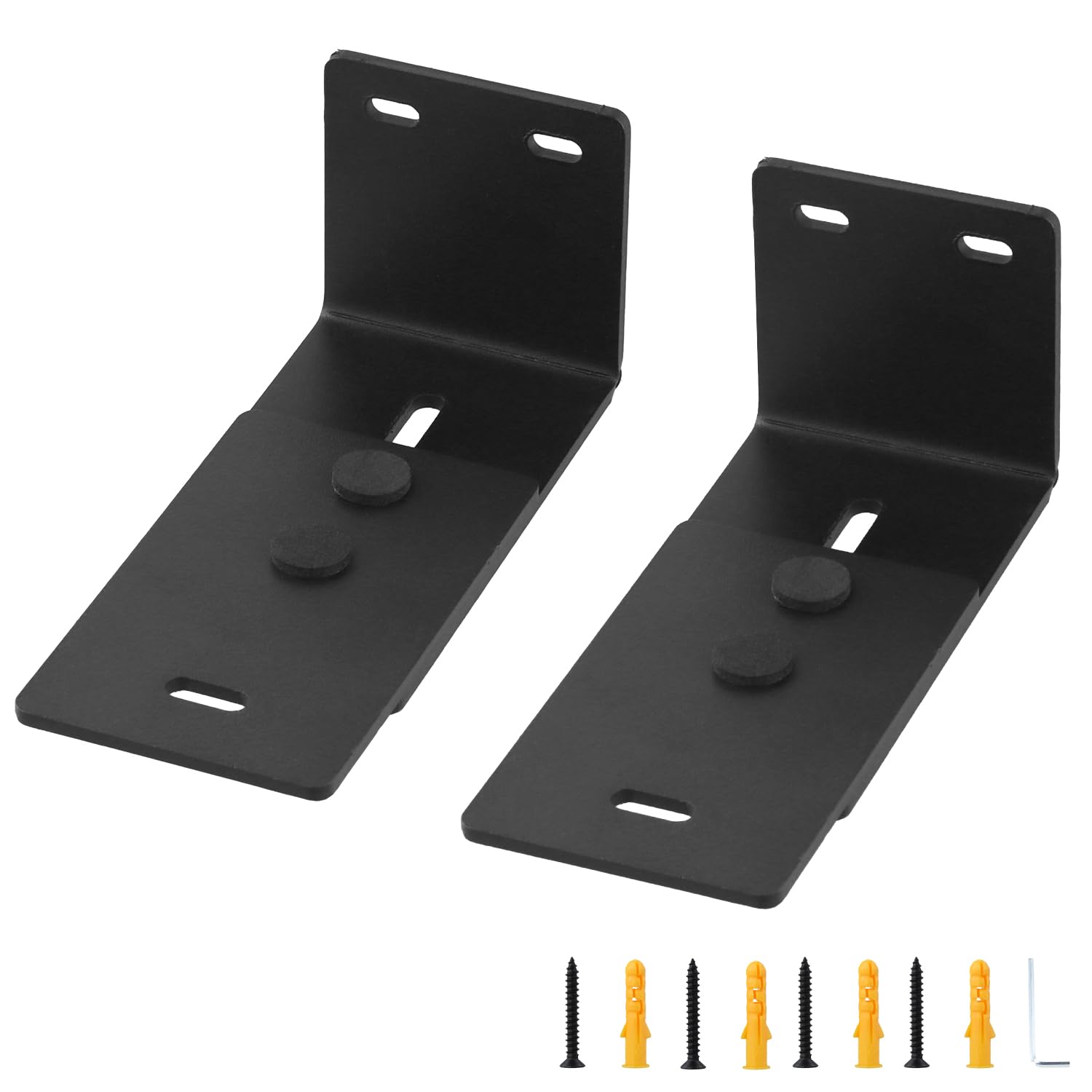 QWORK® Speaker Wall Mount Bracket, Adjustable Wall Mount, Suitable for Bose Soundbar 500, 700,900, Soundtouch 300, TV Speaker