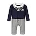 Baby Boys Romper Clothing 1-Piece Tuxedo Jumpsuit & Bowtie Suit Kids Outfit