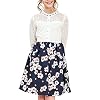 Meisjes Jurk Kant Parel Pruim Bloesem Elegant Prinses 7-14 jaren