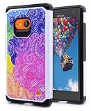 Nokia Lumia 735 / 730 Case, NageBee Design Premium [Heavy Duty] Defender [Dual Layer] Protector Hybrid Case for Nokia Lumia 730 / Nokia Lumia 735 (Verizon/Sprint) (Hybrid Rainbow Illusion)