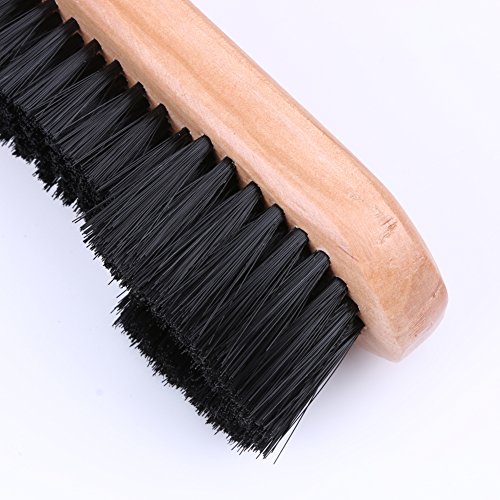 ttnight 1 Pair Wooden Rail Brush + Felt Brush Cleaner Billiard Snooker Pool Table Tool
