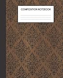 Composition Notebook: Vintage Fantasy Beasts And Pretty Things Pattern College Ruled Notebook Lined School Journal