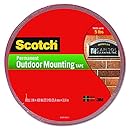 Scotch Permanent Outdoor Mounting Tape, 1 Inch x 450 Inches (4011-LONG)