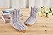 LA PLAGE Women's Tall Plush Winter Warm Indoor Boot Slippers