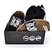 Beard Comb & Brush - Set - for Men, Sandal Wood Comb, 100% Natural Boar Bristle Brush, Best for Grooming Facial Hair and Mustache, use with Balm, Oil and Wax, Packaged in Premium Giftbox