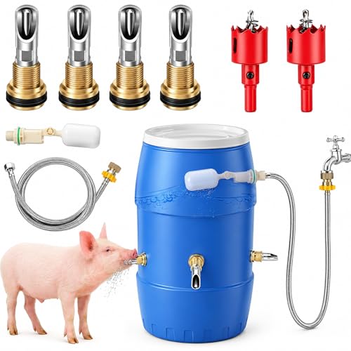GINDOOR Pig Nipple Waterer Kit