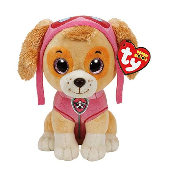 Ty Toys T41210 Skye Cockapoo-Paw Patrol-Reg, multicolored, 15cm