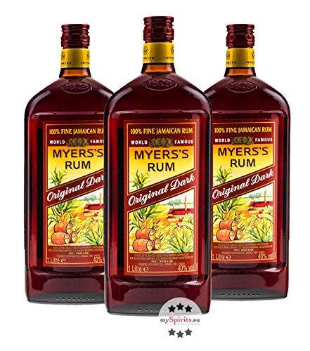 Rum: 3 x Myers's Rum Original Dark / 40% / 1 Liter – Bild 3