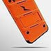 ZIZO Bolt Series Samsung Galaxy S8 Case Military Grade Drop Tested with Tempered Glass Screen Protector, Holster Orange Black