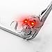 Pilot WL218-CR Chrome Skull License Plate Frame with Red LED